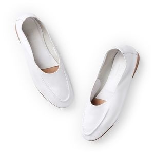 Hereu Juliol white flat loafers sz 37 goop